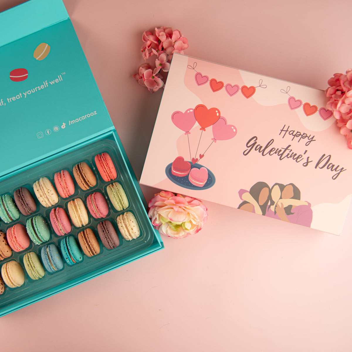 Galentine&#39;s / Valentine&#39;s &#39;Surprise Me&#39; Macaron Box