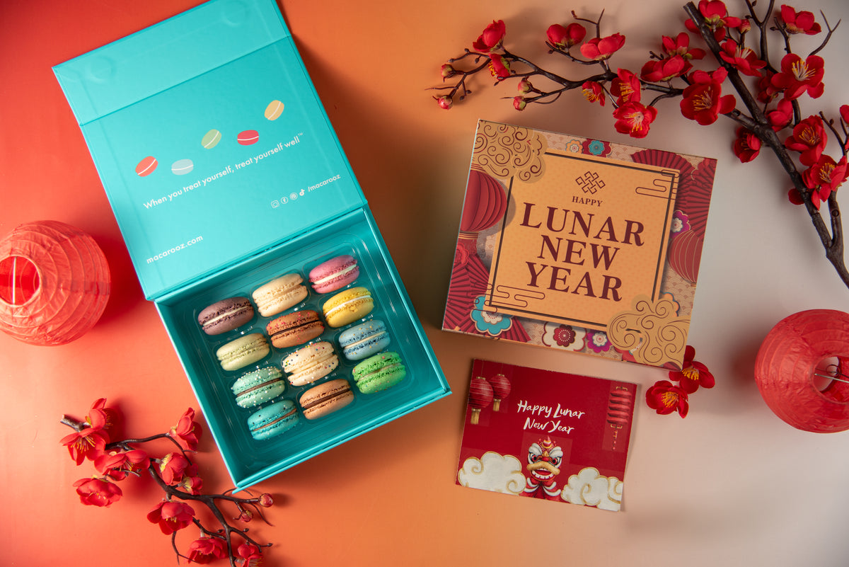 Lunar New Year &#39;Surprise Me&#39; Macaron Box