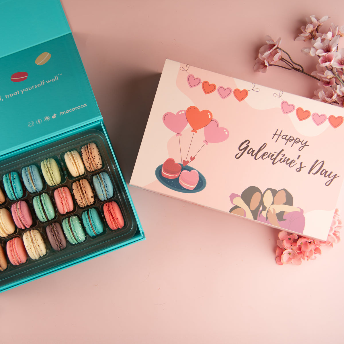 Galentine&#39;s / Valentine&#39;s &#39;Surprise Me&#39; Macaron Box